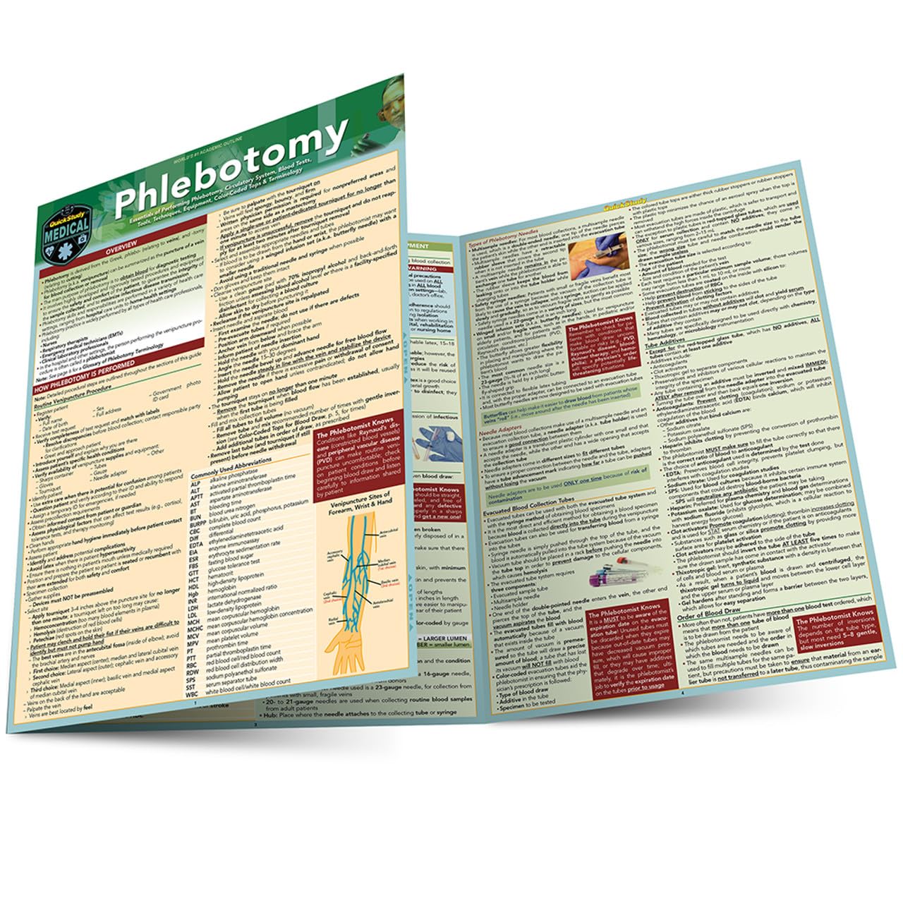 Phlebotomy: Quickstudy Laminated Reference Guide -- Kathryn Almquist, Other