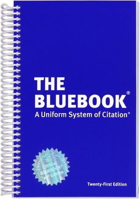 The Bluebook: A Uniform System of Citation, 21st Edition -- Harvard Law Review, Paperback