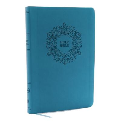 NKJV, Value Thinline Bible, Large Print, Imitation Leather, Blue, Red Letter Edition -- Thomas Nelson, Imitation Leather
