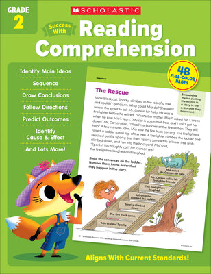 Scholastic Success with Reading Comprehension Grade 2 Workbook -- Scholastic Teaching Resources, Paperback