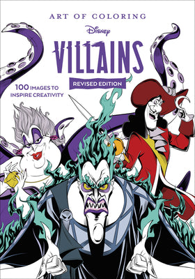 Art of Coloring: Disney Villains -- Disney Books, Paperback