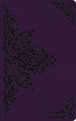 ESV Large Print Value Thinline Bible (Trutone, Lavender, Filigree Design) -- , Imitation Leather
