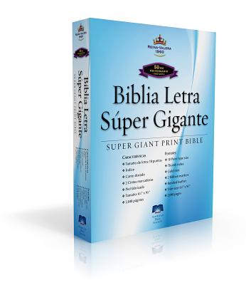 Spanish Super Giant Print Bible-Rvr 1960 -- American Bible Society, Bonded Leather