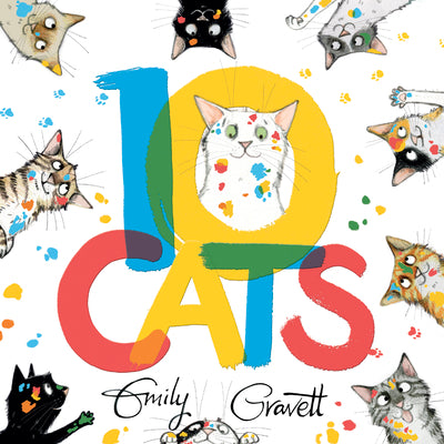 10 Cats -- Emily Gravett, Board Books