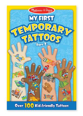 Cover Image for My First Temporary Tattoos - Blue -- Melissa & Doug, Other Merchandise