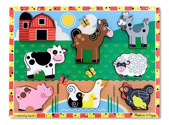 Cover Image for Farm Chunky Puzzle - 8 Pieces -- Melissa & Doug, Other