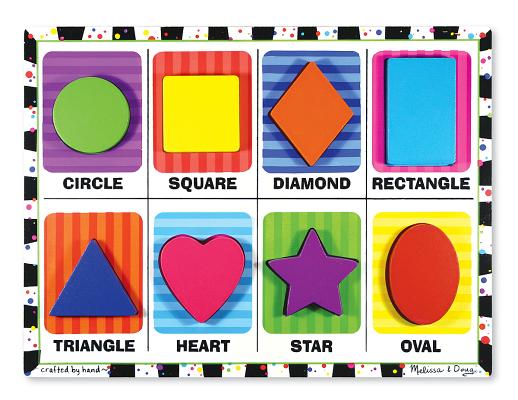 Cover Image for Shapes Chunky Puzzle - 8 Pieces -- Melissa & Doug, Other