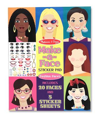 Cover Image for Make-A-Face Fashion Faces Stic -- Melissa & Doug, Other Merchandise