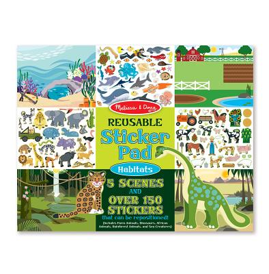 Cover Image for Melissa & Doug Reusable Sticker Pad - Habitats -- Melissa & Doug, Other