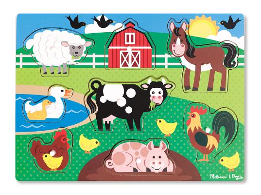 Cover Image for Farm Peg Puzzle - 8 Pieces -- Melissa & Doug, Other