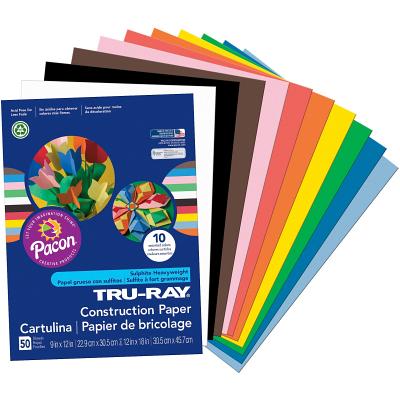 Cover Image for Tru-Ray 9 X 12 Construction Paper, Assorted Colors, 50 Sheets (P103031) -- Pacon, Other