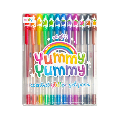 Cover Image for Yummy Yummy Scented Glitter Gel Pens 2.0 - Set of 12 -- Ooly, Other