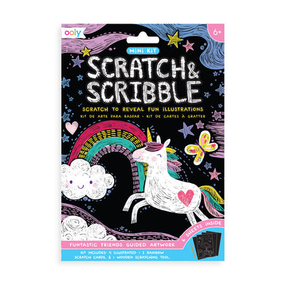 Cover Image for Mini Scratch & Scribble Art Kit: Funtastic Friends -- Ooly, Other