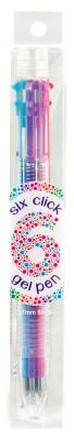 Cover Image for Six Click Gel Pen - Classic (1 Pc) -- Ooly, OO