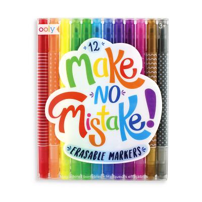 Cover Image for Make No Mistake! Erasable Markers - Set of 12 -- Ooly, Other