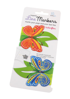 Cover Image for Linemarkers - Butterflies (Magnetic Bookmark) -- Thinking Gifts, Other