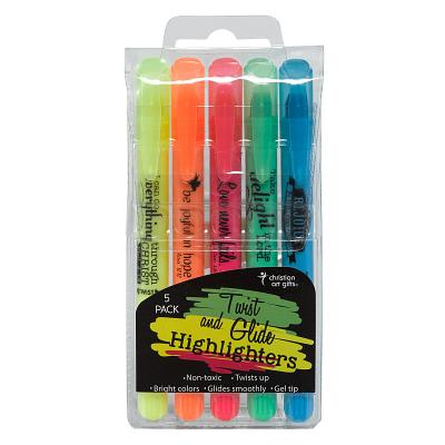 Cover Image for Hilite-Twist N Glide Highl-5pk -- Christian Art Gifts, Other