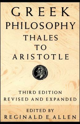 Cover Image for Greek Philosophy -- Reginald E. Allen, Paperback