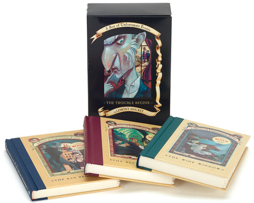 Cover Image for A Series of Unfortunate Events Box: The Trouble Begins (Books 1-3) -- Lemony Snicket, Boxed Set