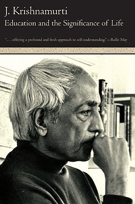 Cover Image for Education and the Significance of Life -- Jiddu Krishnamurti, Paperback