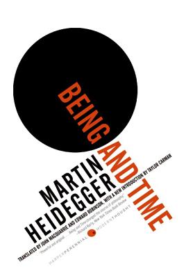 Cover Image for Being and Time -- Martin Heidegger, Paperback
