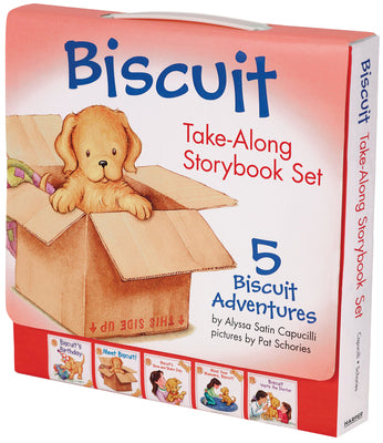 Cover Image for Biscuit Take-Along Storybook Set: A Box of 5 Books Plus Activity Pages for Dog Lovers -- Alyssa Satin Capucilli, Other