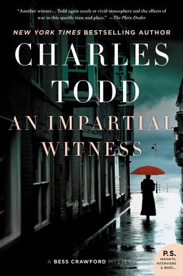 Cover Image for An Impartial Witness -- Charles Todd, Paperback