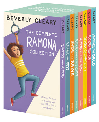 Cover Image for The Complete 8-Book Ramona Collection: Beezus and Ramona, Ramona and Her Father, Ramona and Her Mother, Ramona Quimby, Age 8, Ramona Forever, Ramona t -- Beverly Cleary, Boxed Set