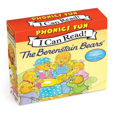 The Berenstain Bears 12-Book Phonics Fun!: Includes 12 Mini-Books Featuring Short and Long Vowel Sounds -- Mike Berenstain, Boxed Set