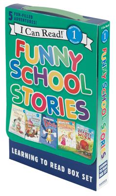 Cover Image for Funny School Stories: Learning to Read Box Set: A Box of 5 Books for Beginning Readers -- Various, Mixed Media Product