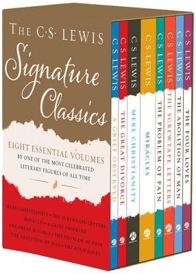 Cover Image for The C. S. Lewis Signature Classics (8-Volume Box Set): An Anthology of 8 C. S. Lewis Titles: Mere Christianity, the Screwtape Letters, Miracles, the G -- C. S. Lewis, Other