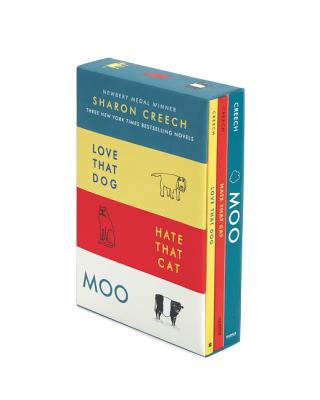 Cover Image for Sharon Creech 3-Book Box Set: Love That Dog, Hate That Cat, Moo -- Sharon Creech, Other