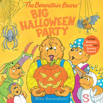 Cover Image for The Berenstain Bears' Big Halloween Party: Includes Stickers, Cards, and a Spooky Poster! -- Mike Berenstain, Hardcover