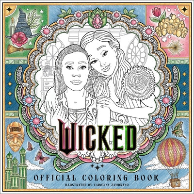 Cover Image for Wicked Official Coloring Book -- Carolina Zambrano, Paperback