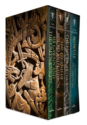 Cover Image for Tolkien Myths and Legends Box Set: Sir Gawain and the Green Knight, the Legend of Sigurd and Gudrún, the Fall of Arthur, Beowulf -- J. R. R. Tolkien, Other