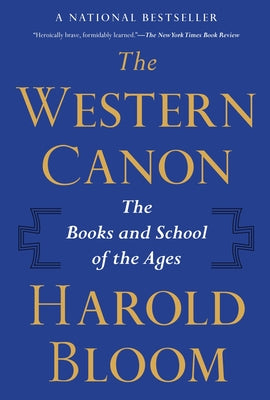 Cover Image for The Western Canon: The Books and School of the Ages -- Harold Bloom, Paperback