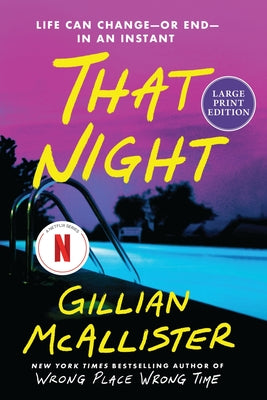 Cover Image for That Night: A Novel (Large Print) -- Gillian McAllister, Paperback