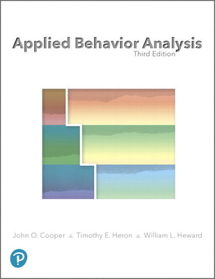Cover Image for Applied Behavior Analysis -- John Cooper, Hardcover