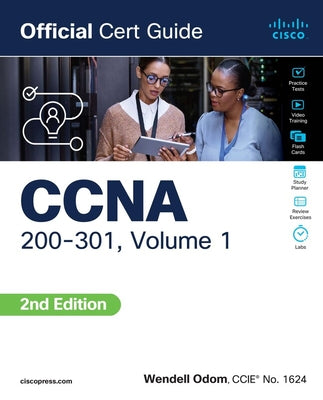 Cover Image for CCNA 200-301 Official Cert Guide, Volume 1 -- Wendell Odom, Paperback