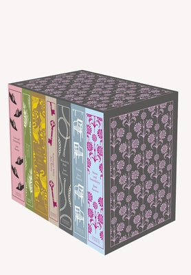 Cover Image for Jane Austen: The Complete Works 7-Book Boxed Set: Sense and Sensibility; Pride and Prejudice; Mansfield Park; Emma; Northanger Abbey; Persuasion; Love -- Jane Austen, Hardcover