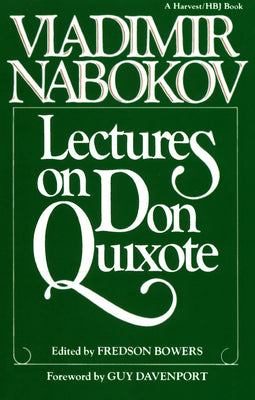 Cover Image for Lectures on Don Quixote -- Vladimir Nabokov, Paperback