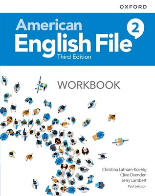 Cover Image for American English File 3e Workbook 2 -- Oxford University Press, Paperback