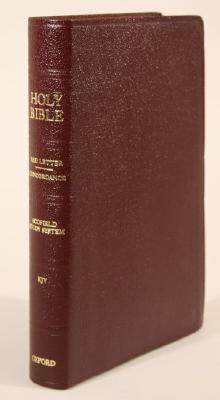 Cover Image for Old Scofield Study Bible-KJV-Classic -- Oxford University Press, Bonded Leather
