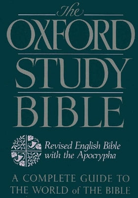 Cover Image for Oxford Study Bible-REB -- M. Jack Suggs, Paperback
