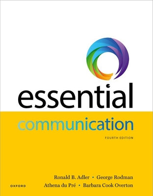 Cover Image for Essential Communication -- Ronald B. Adler, Paperback