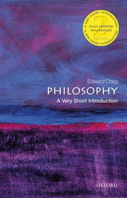 Cover Image for Philosophy: A Very Short Introduction -- Edward Craig, Paperback