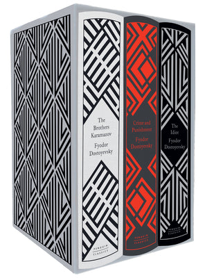 Cover Image for Fyodor Dostoyevsky 3-Book Boxed Set: Crime and Punishment; The Idiot; The Brothers Karamazov -- Fyodor Dostoyevsky, Hardcover