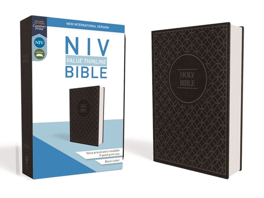 Cover Image for NIV, Value Thinline Bible, Imitation Leather, Gray/Black -- Zondervan, Imitation Leather