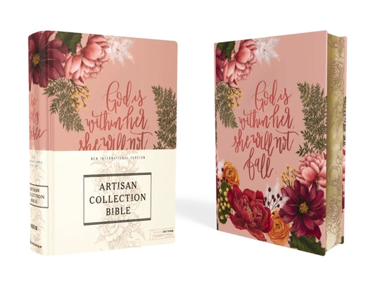 Cover Image for Niv, Artisan Collection Bible, Cloth Over Board, Pink Floral, Designed Edges Under Gilding, Red Letter Edition, Comfort Print -- Zondervan, Hardcover
