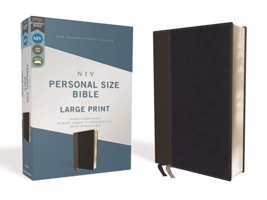 Cover Image for Niv, Personal Size Bible, Large Print, Leathersoft, Black, Red Letter Edition, Comfort Print -- Zondervan, Imitation Leather